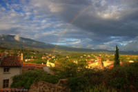 Regenbogen über Bedoin