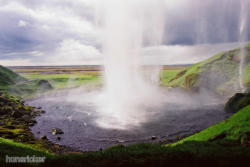 Seljandsfoss von innen